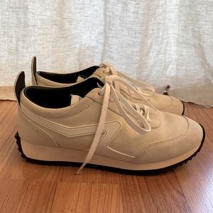 Rag&Bone Retro Runner Suede sneakers (white with black)